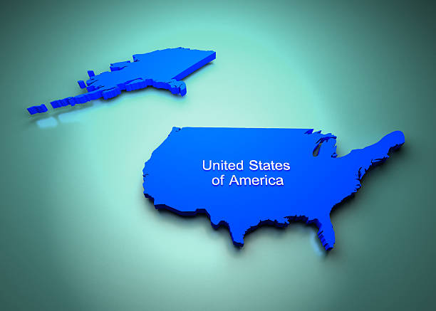 istock United States of America Map 464386943