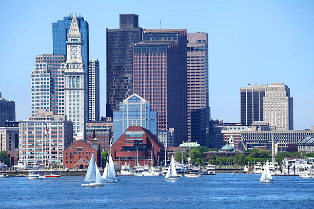istock Sailing in the Boston Harbor 464387511