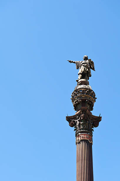 istock Columbus Monument in Barcelona. 464387865
