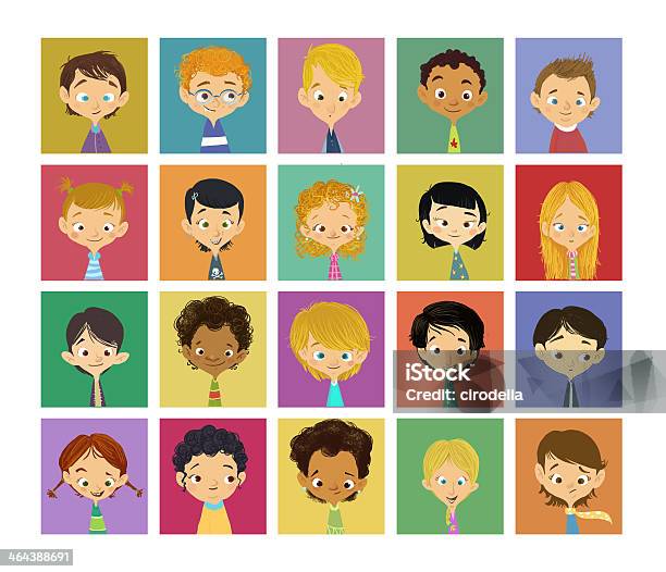 Baby Faces Stock Illustration - Download Image Now - African Ethnicity, African-American Ethnicity, Baby - Human Age