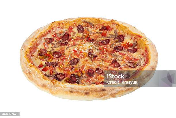 Pizza Stock Photo - Download Image Now - 2015, Baked, Baked Pastry Item