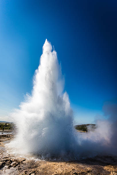 istock Iceland, geyser in eruption, Stokkur. 464397728