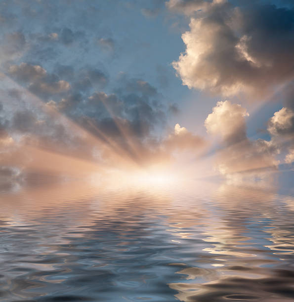 istock Dark sky on the beach over the sea 464398072