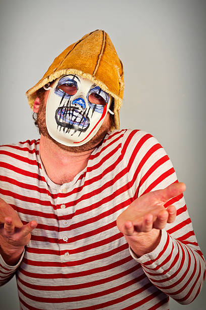 sie können sich nicht bis meine pantomime - clown mime sadness depression stock-fotos und bilder