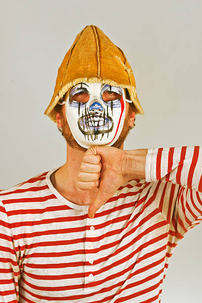 estranhas assustador mímico - clown mime sadness depression - fotografias e filmes do acervo