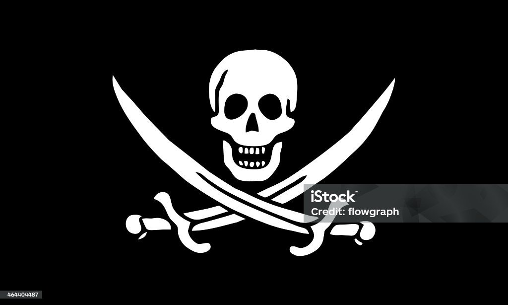 pirate flag Pirate Flag Stock Photo