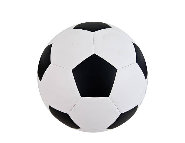 istock Soccer or football on white background 464406126