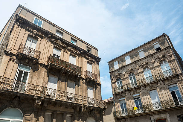 Narbonne, two palaces Narbonne (Aude, Languedoc-Roussillon, France), two palaces, exterior narbonne stock pictures, royalty-free photos & images