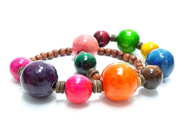 istock colorful wood bead necklace 464407248