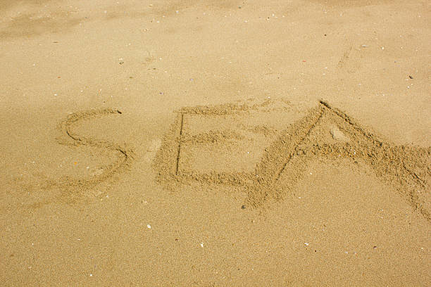 istock Handwriting Sea on the beach 464412184