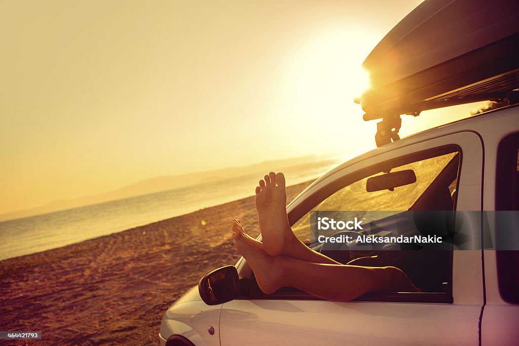 Seaside road trip - Lizenzfrei Auto Stock-Foto