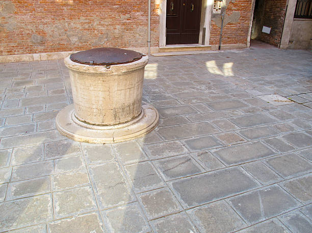 Campo Sant Angelo, a city square in Venice, Italy
