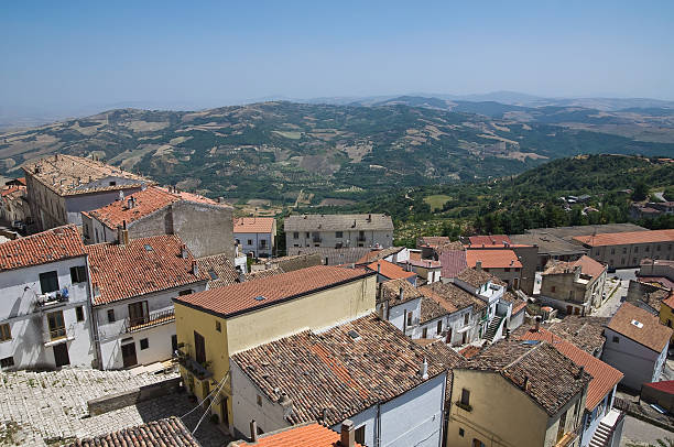 istock Panoramic view of Acerenza. Basilicata. Italy. 464425792