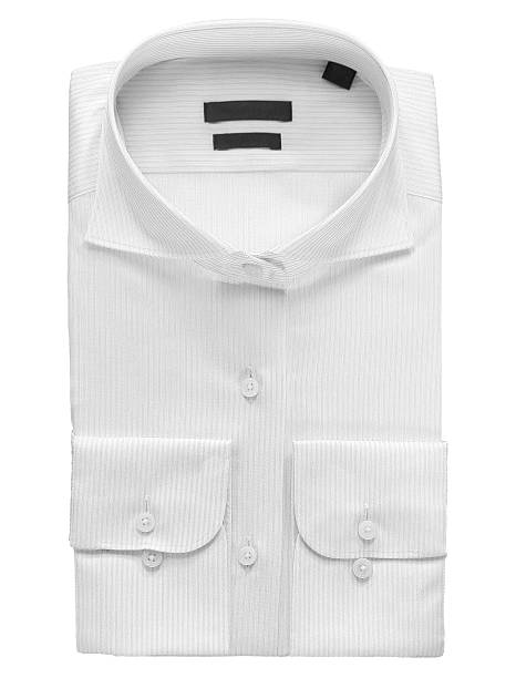 istock White shirt isolated on white background 464425912