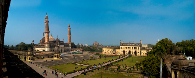 Bara Imambara in Lucknow, India,