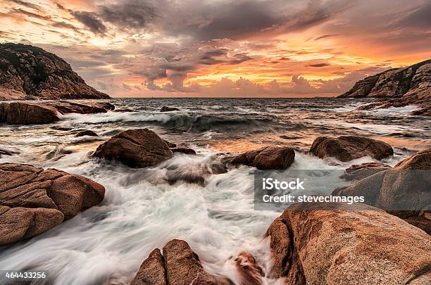 Coastline Morning Stock Photo - Download Image Now - 2015, Accidents and Disasters, Atmospheric Mood