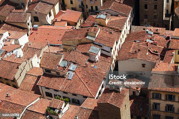 Red Roofs From Top View Of Europe Stock Photo - Download Image Now - 2015, Architecture, Arranging