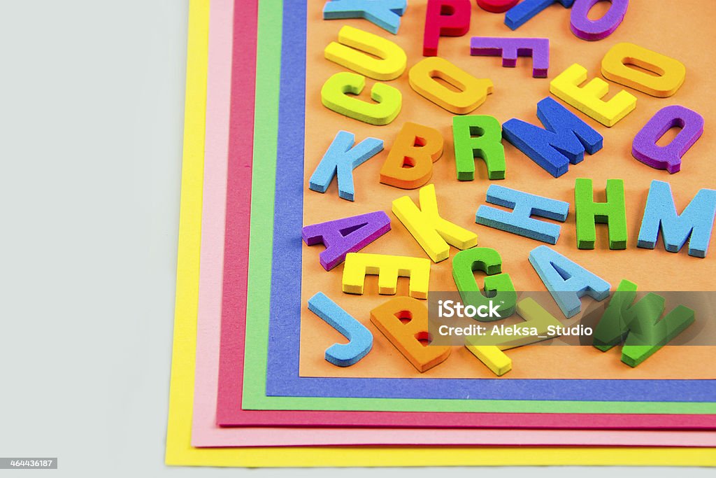 Colorful alphabet letters Alphabet Stock Photo