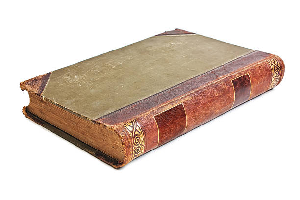 istock An old book with a crumpled sheet 464438161