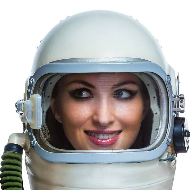 beleza astronauta - spacewoman imagens e fotografias de stock