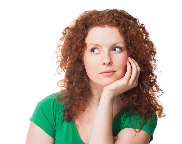 istock Portrait of a thinking woman 464446526