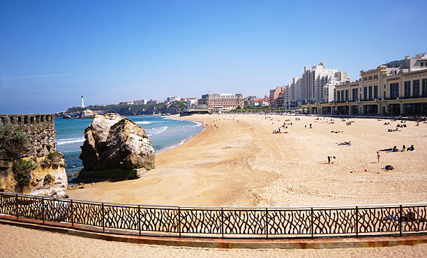 istock beach of Biarritz 464446756