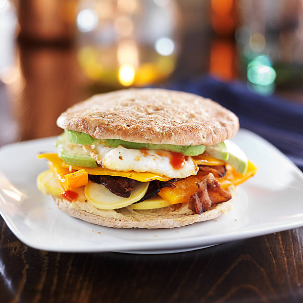 healthy breakfast sandwic