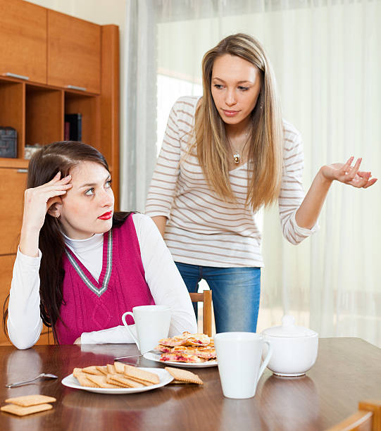 istock Two  girls having conflict 464448170