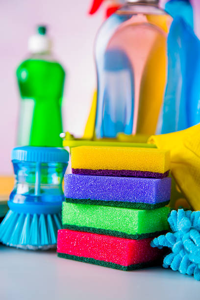 istock Vivid colors in washing concept 464449236