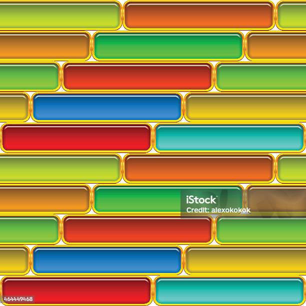Rectangular Button Background Rectangle Buttons Seamless Stock Illustration - Download Image Now ...
