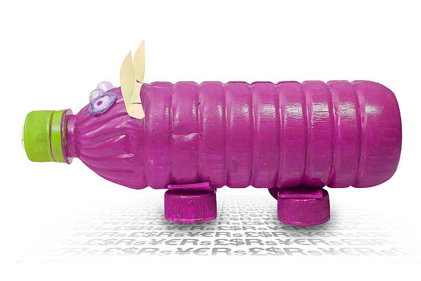 istock Piggy Bank Made By Recycled Plastic Bottle 464449766