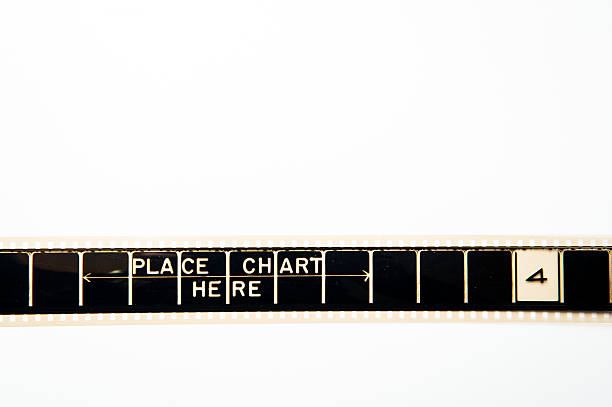 istock Detail of unrolled 35mm reel with 