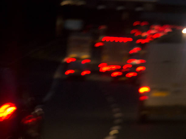istock traffic headlight night A1 motorway Yorkshire uk 464457410
