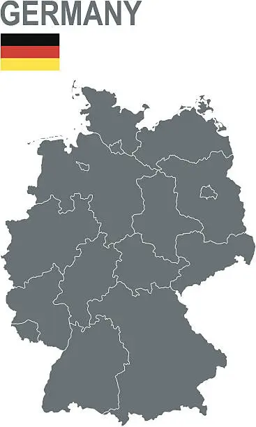 Vector illustration of Germany