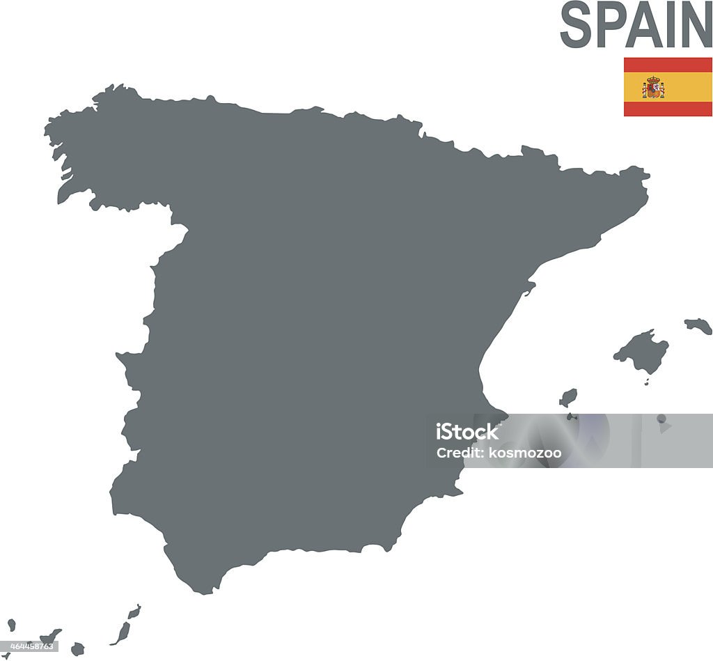 A Espanha - Vetor de Espanha royalty-free