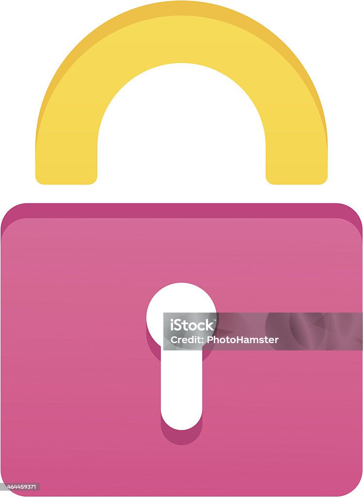 Simple Lock Shape Simple Lock Stock Illustration - Download Image Now - Accessibility ...