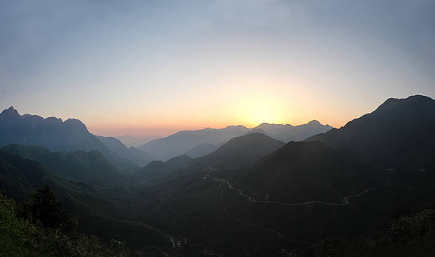 Mountains of Vietnam stock photo