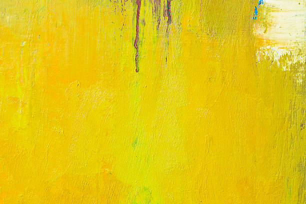istock Abstract painted yellow and green  art backgrounds. 464460880
