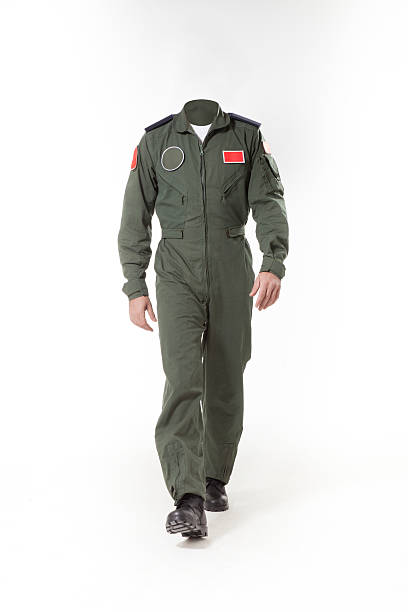Usable fighter pilot's body without head to use for retouch Usable fighter pilot's body without head to use for retouch. air force stock pictures, royalty-free photos & images