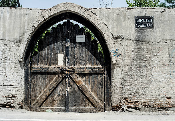 istock Gate to the British Cemetery, Kabul 464461842