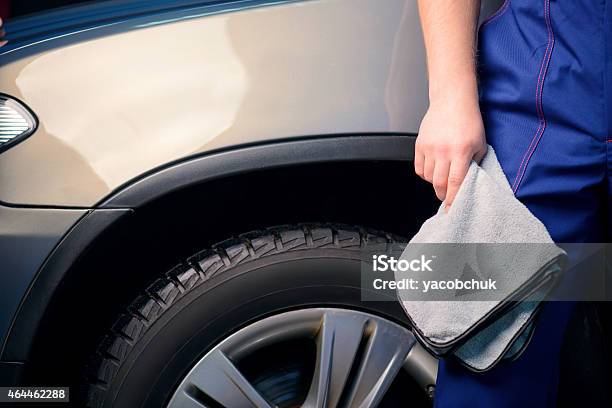 Car Mechanic At The Service Station Stock Photo - Download Image Now - 2015, Adult, Beautiful People