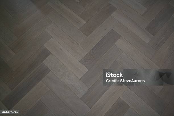 Herringbone Parquet Oak Floor Stock Photo - Download Image Now - Herringbone, Flooring, Textured