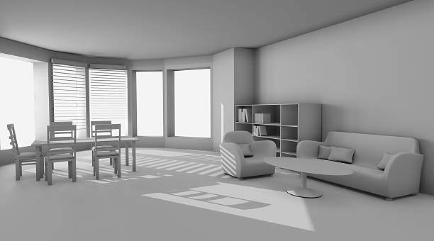 Living room in afternoon light