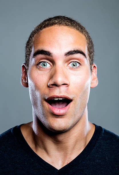 istock Excited young adult portrait. 464470287