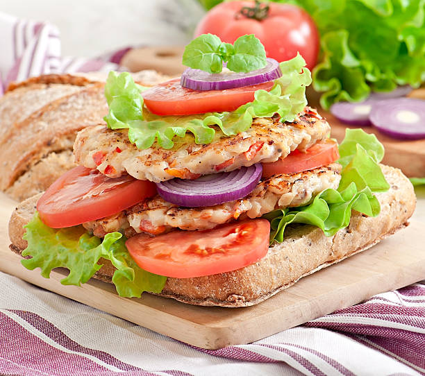 istock Chicken burgers grilled 464470948