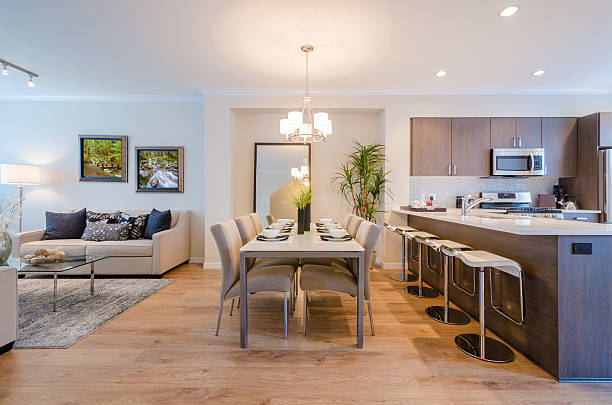 istock Background of dining room and the kitchen 464474226