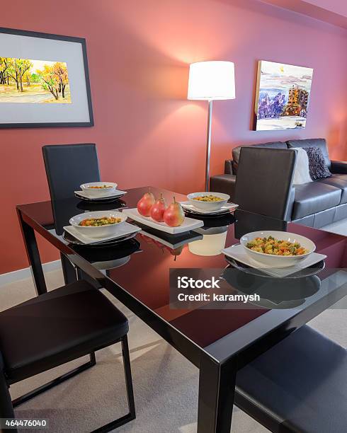 Dining Room Stock Photo - Download Image Now - 2015, Bowl, Breakfast Room