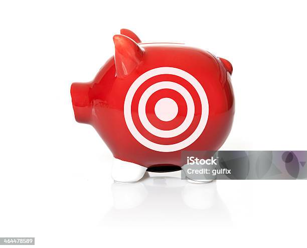 세이빙즈 On Target 돼지 저금통에 대한 스톡 사진 및 기타 이미지 - 돼지 저금통, 불스아이, 비즈니스 타겟