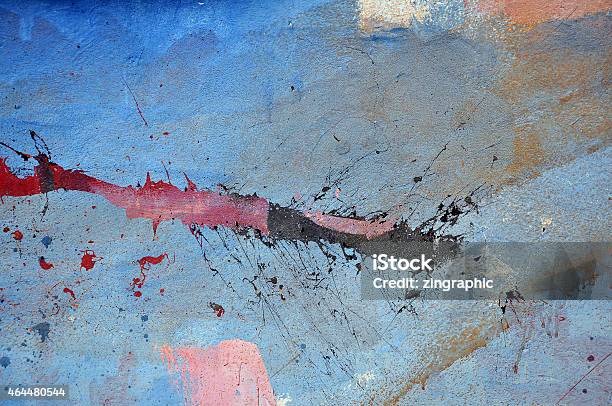 Painting Wall Stock Photo - Download Image Now - 2015, Abstract, Art