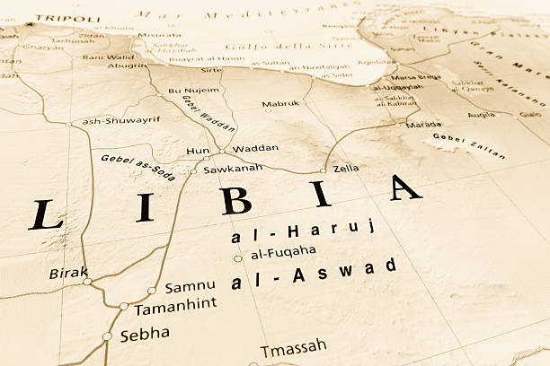 istock aerial view of Libya 464481566